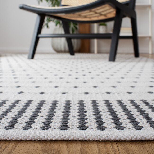 Montauk Dottie Rug, Grey - Rugs - 4