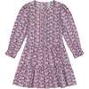 Poppy Dropwaist Dress, Pink Navy Floral - Dresses - 1 - thumbnail