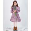 Poppy Dropwaist Dress, Pink Navy Floral - Dresses - 2