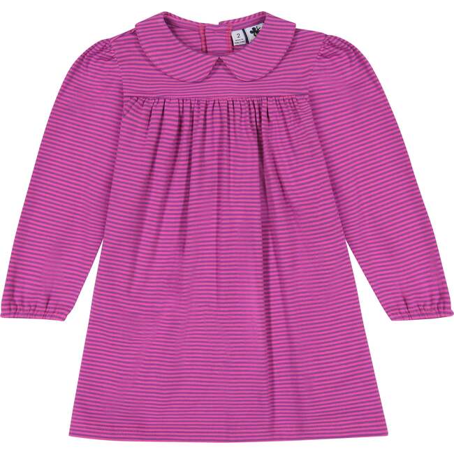 Ginny Dress, Pink Purple Stripe