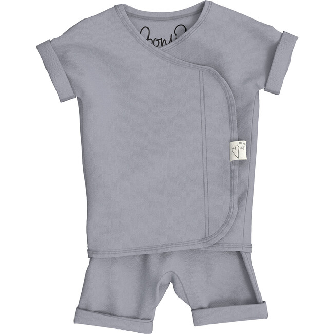 Bonsie Baby Romper, Fog