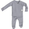 Bonsie Baby Footie, Fog - Footie Pajamas - 1 - thumbnail