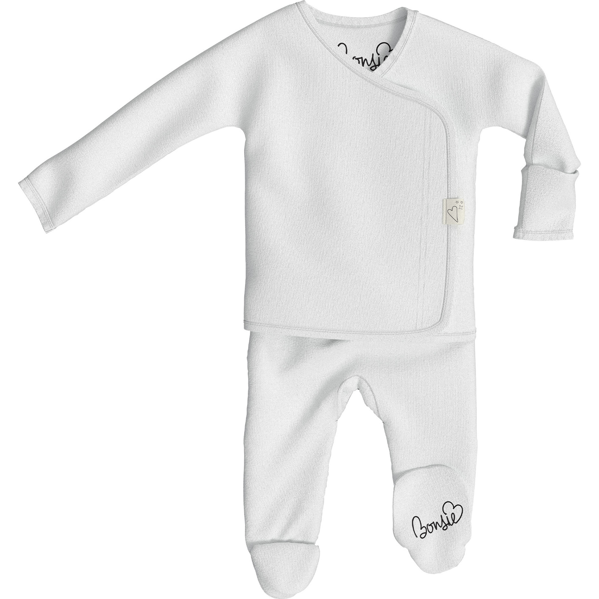 Bonsie Baby Footie, Milk - Footie Pajamas - 1