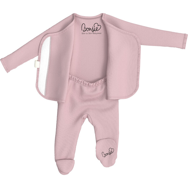 Bonsie Baby Footie, Peony - Footie Pajamas - 3