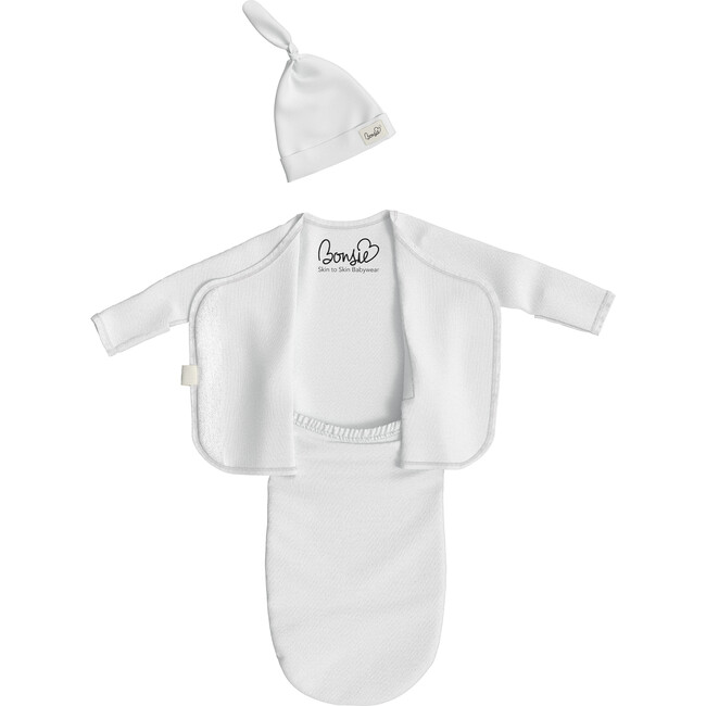 Bonsie Baby Onsie Bag and Hat, Milk - Onesies - 3