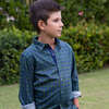 Long Sleeve Shirt, Tartan Plaid/ Blue - Shirts - 3 - thumbnail