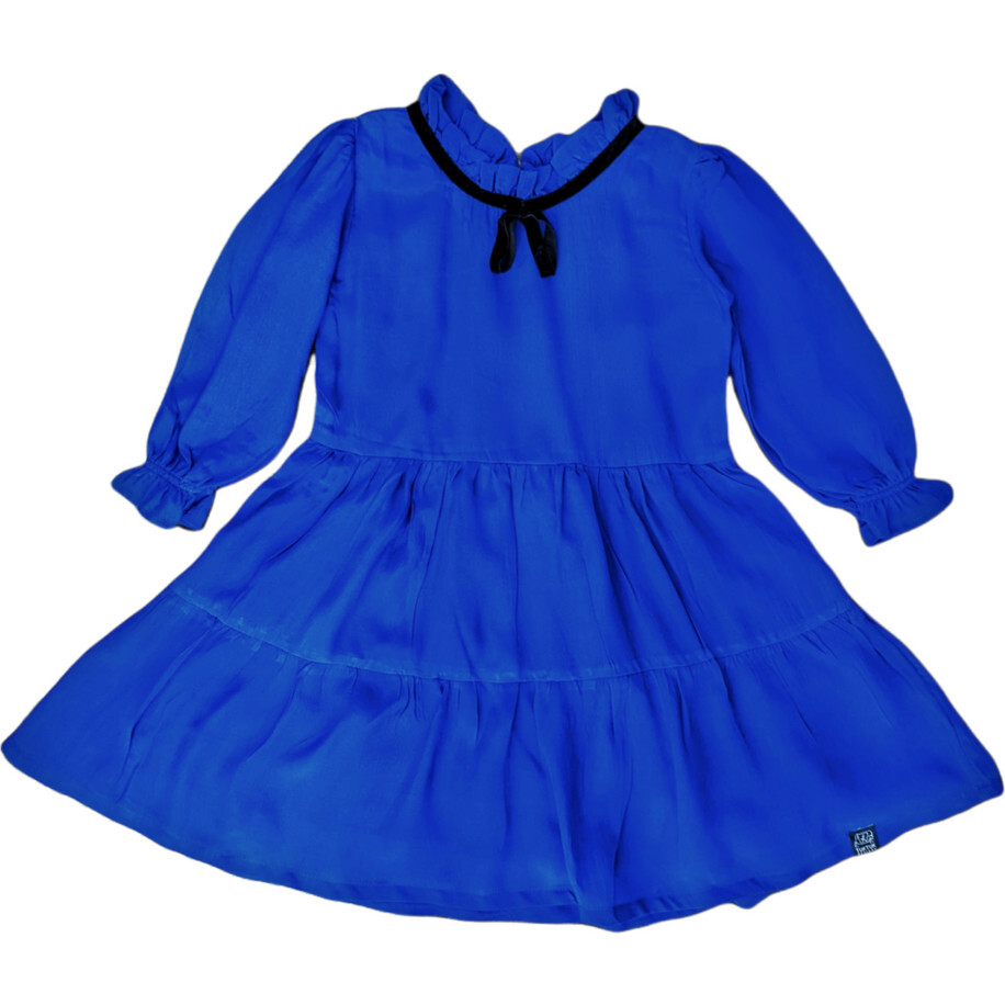 Tiered Dress, Electric Blue/ Blue - Dresses - 1