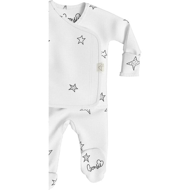 Bonsie Baby Footie, Stars - Footie Pajamas - 4