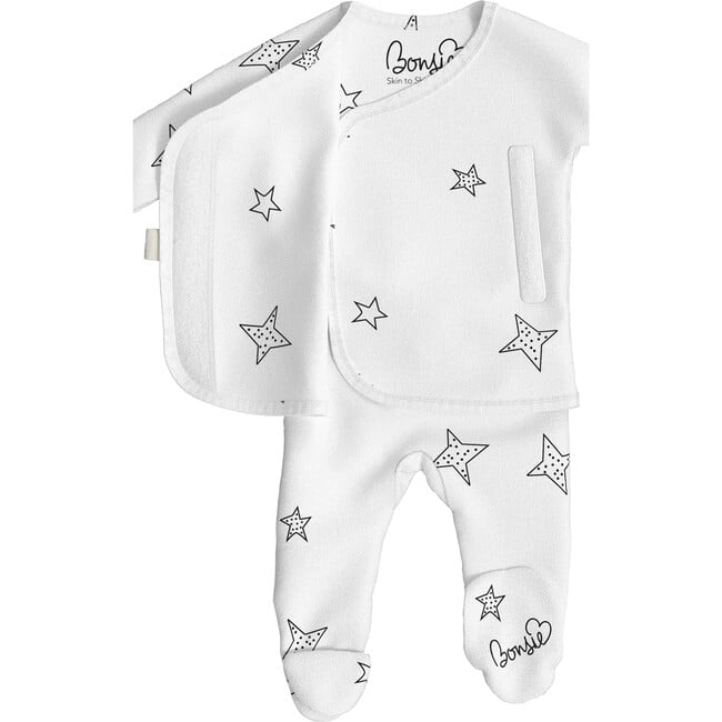 Bonsie Baby Footie, Stars - Footie Pajamas - 5