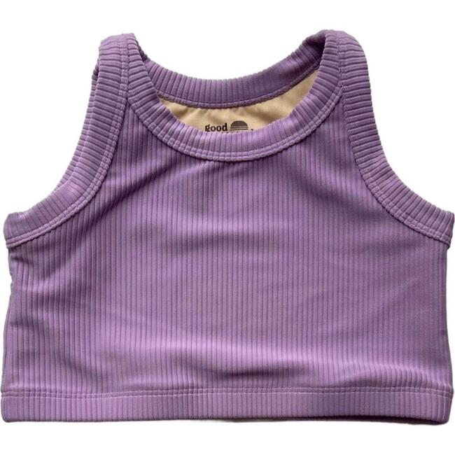 Eco Rib Bikini Top, Lilac