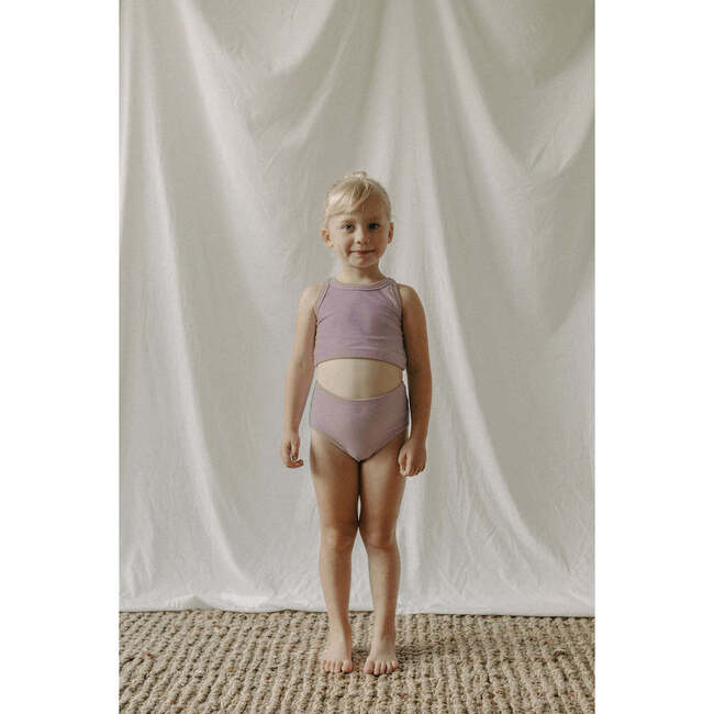 Eco Rib Bikini Top, Lilac - Two Pieces - 5