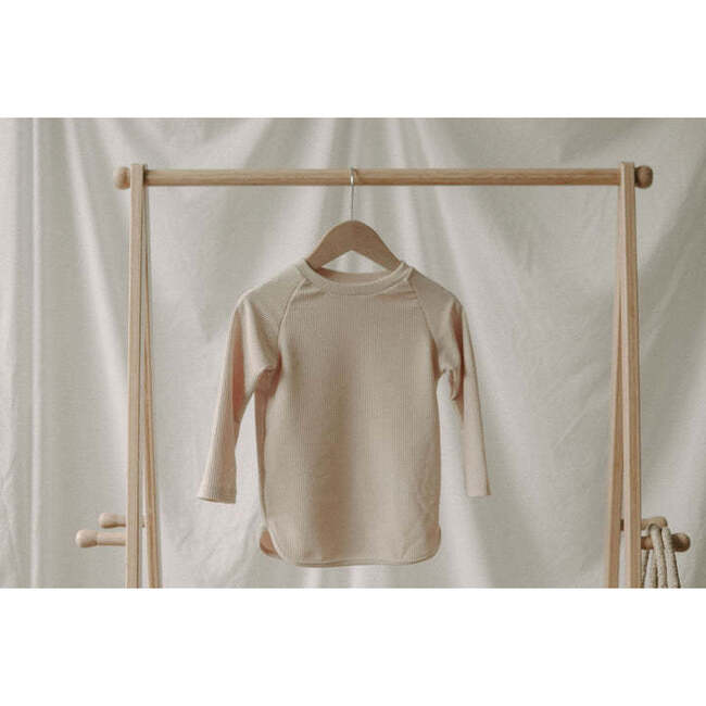 Eco Rib Rashguard, Cream - Rash Guards - 7