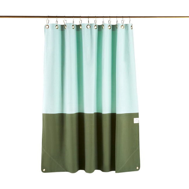 Shower Curtain, Green Juice