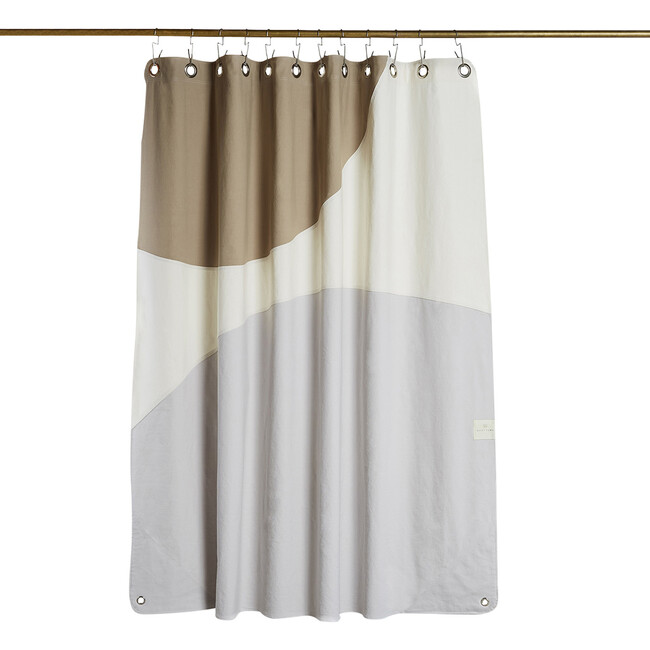 Half Moon Shower Curtain, Desert