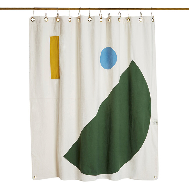 Beacon Shower Curtain, Pine - Shower Curtains - 1