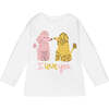 Poodle Graphic T-Shirt, White - Tees - 1 - thumbnail