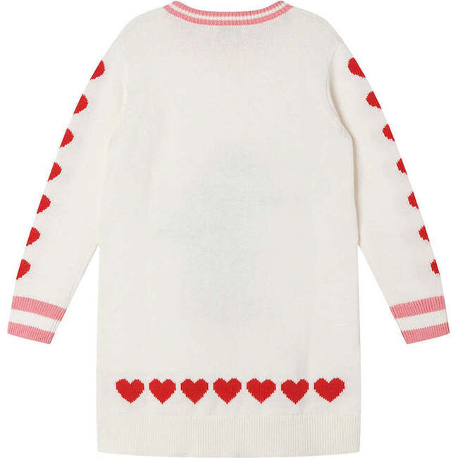Poodle Knit Dress, White