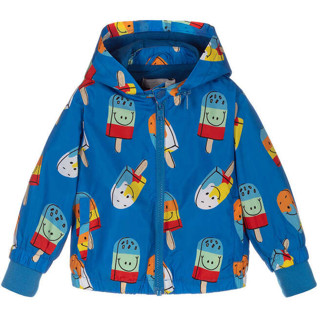 Ice Lolly Raincoat, Blue