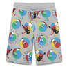 Beachball Print Shorts, Gray - Shorts - 1 - thumbnail
