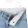 Floral Embroidered Denim Shorts, Blue - Shorts - 3