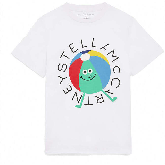 Beachball Logo T-Shirt, White - Tees - 1