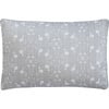 Bird's Song Toddler Pillow, Grey - Pillows - 1 - thumbnail