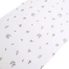 Fleur + Stripe Crib Sheet, Ivory - Crib Sheets - 6