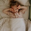 Picnic Gingham Baby Duvet, Beige - Quilts - 4 - thumbnail