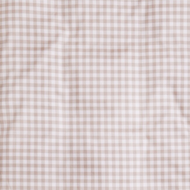 Picnic Gingham Baby Duvet, Beige - Quilts - 6