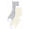 Women's Multi Stripe Two Pack Crew Socks - Socks - 1 - thumbnail