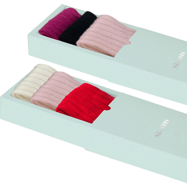 Women's Lux Cashmere Socks Box Of Six - Socks - 1