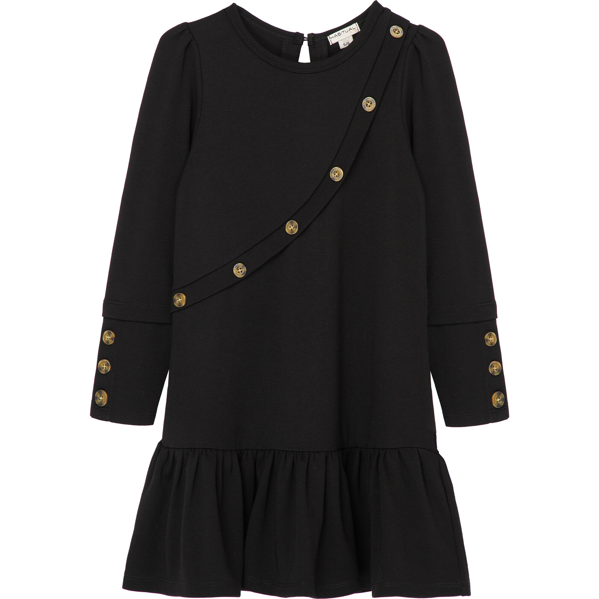 Dropwait Ponte Dress, Black - Dresses - 1