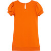 Twist Front Dress, Rust - Dresses - 2