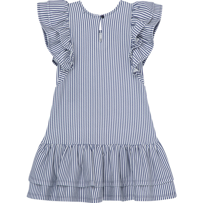 Flutter Sleeve Dropwaist Dress, Stripe - Habitual Dresses | Maisonette