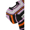 Baby Striped Sweater Dress, Purple - Dresses - 3