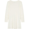A-Line Button Dress, Off-White - Dresses - 3