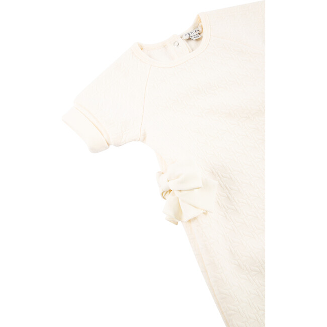 Double Knit Coverall, Off-White - Onesies - 3