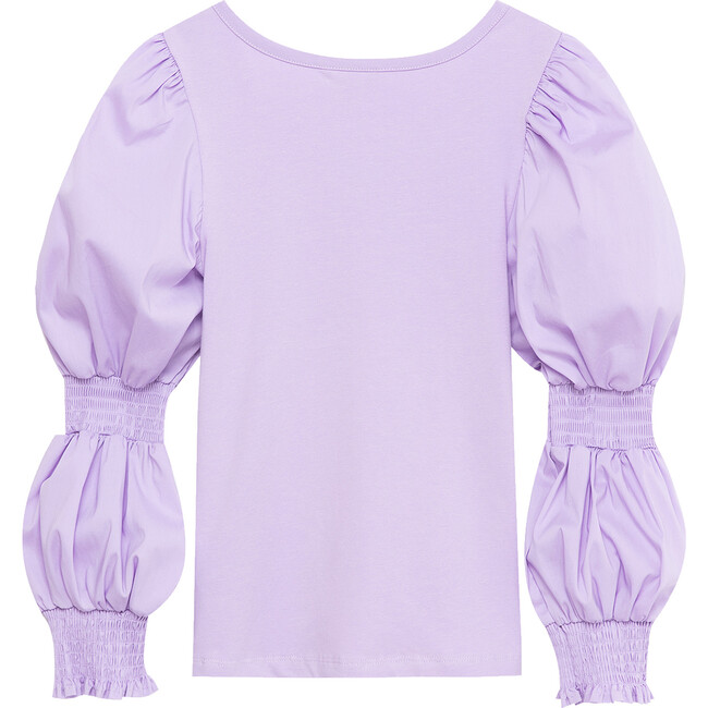 Victorian Sleeve Top, Lilac - Blouses - 2
