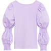 Victorian Sleeve Top, Lilac - Blouses - 2