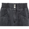 Smocked Denim Joggers, Black - Jeans - 4
