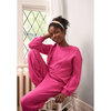 Waffle Knit Jogger Set, Pink - Mixed Apparel Set - 2