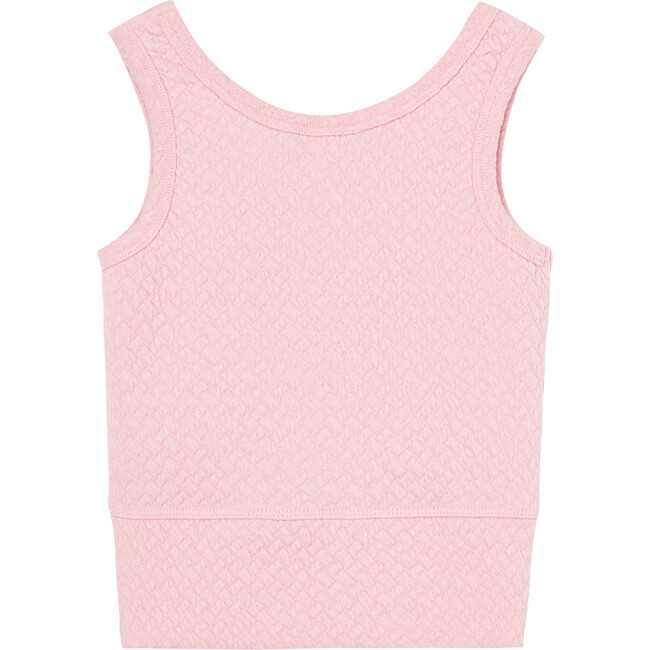 Blister Knit Tank, Pink