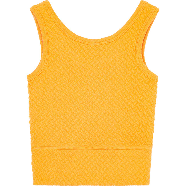 Blister Knit Tank, Yellow