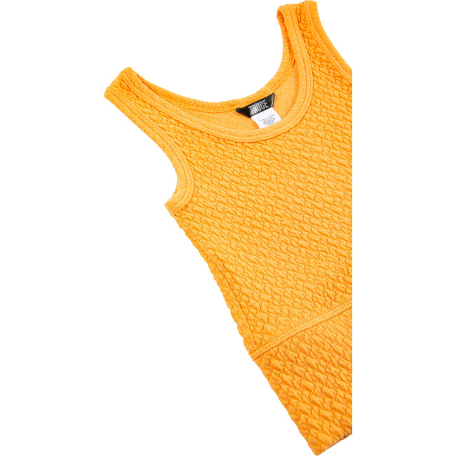 Blister Knit Tank, Yellow - T-Shirts - 3