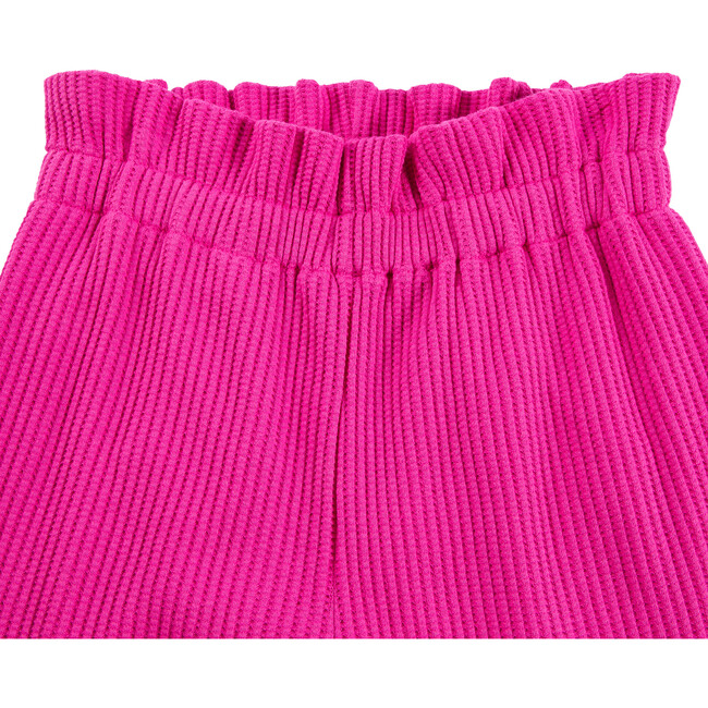 Waffle Knit Jogger Set, Pink - Mixed Apparel Set - 5