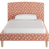 Platform Bed, Painted Dot Pink - Beds - 1 - thumbnail