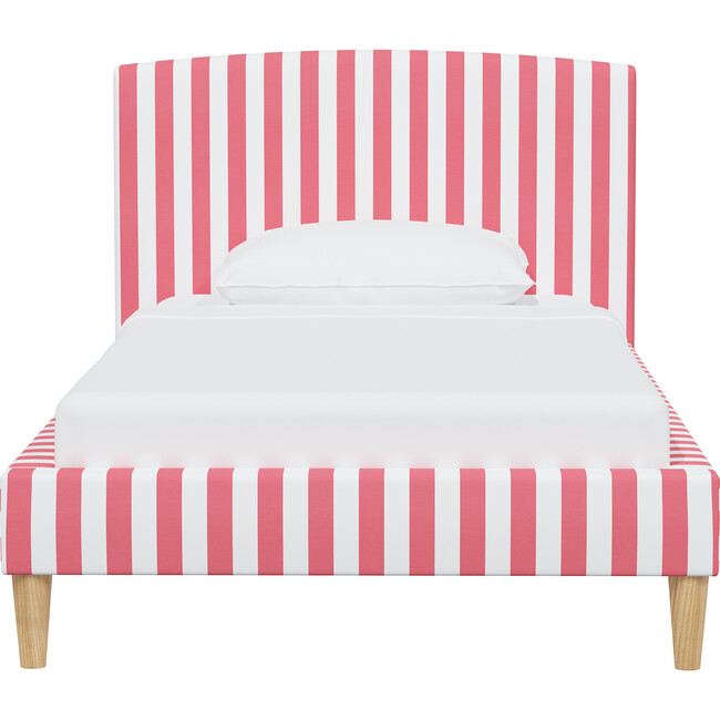 Platform Bed, Canopy Stripe Bubblegum