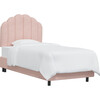 Scalloped Bed, Velvet Blush - Beds - 1 - thumbnail