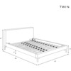 Platform Bed, Velvet Pool - Beds - 4