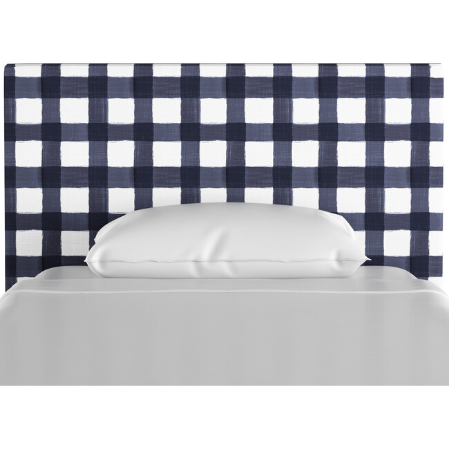 Platform Bed, Buffalo Square Blue - Beds - 2